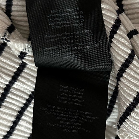 ASOS Just Female Nora Short Sleeve High Neck Ribbed Jersey Knit Minimalist Dress - Picture 14 of 15